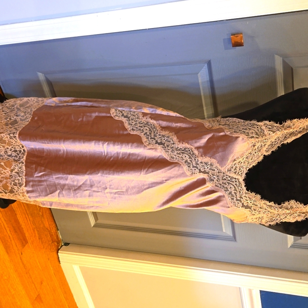 VS Satin and Lace Chemise Size medium